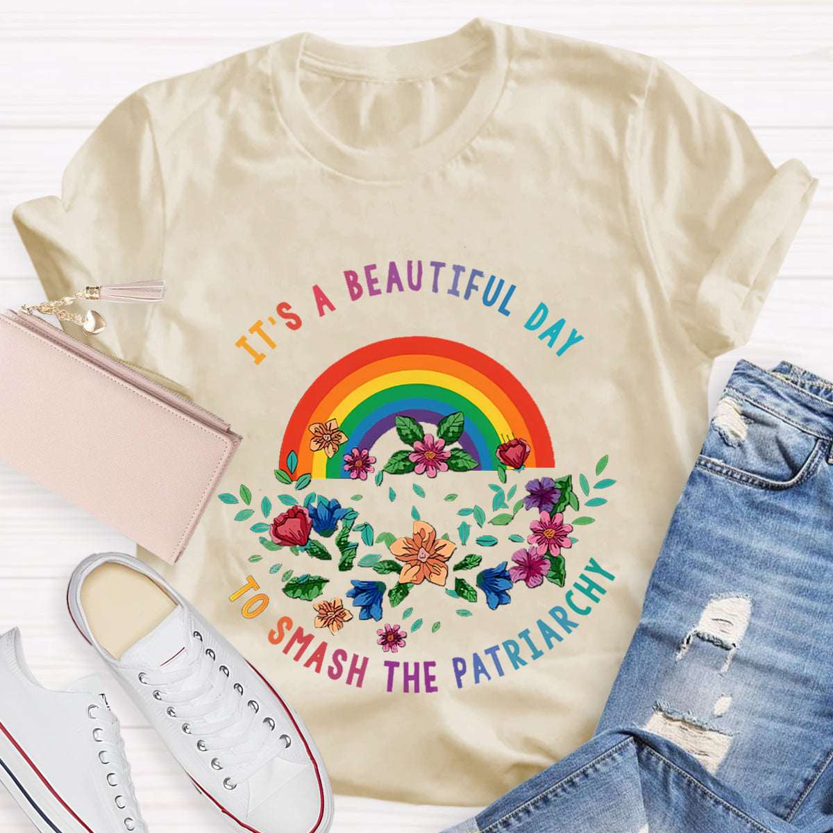 It's A Beautiful Day To Smash The Patriarchy T-Shirt