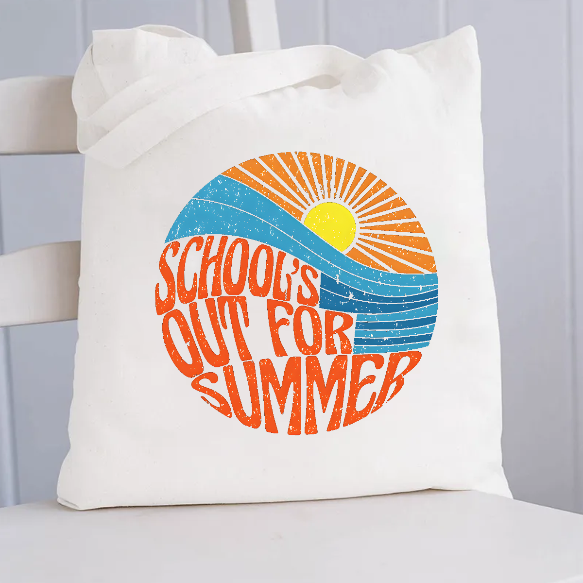 School's Out For Summer Canvas Tote Bag