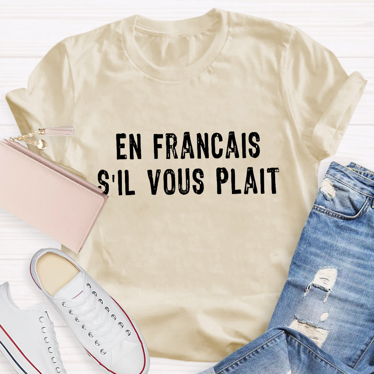 En Francais S'il Vous Plait French Teacher T-Shirt