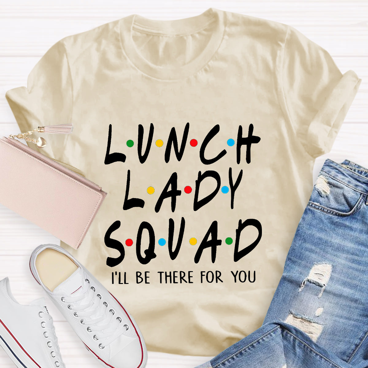 Lunch Lady Aquad Teacher T-Shirt