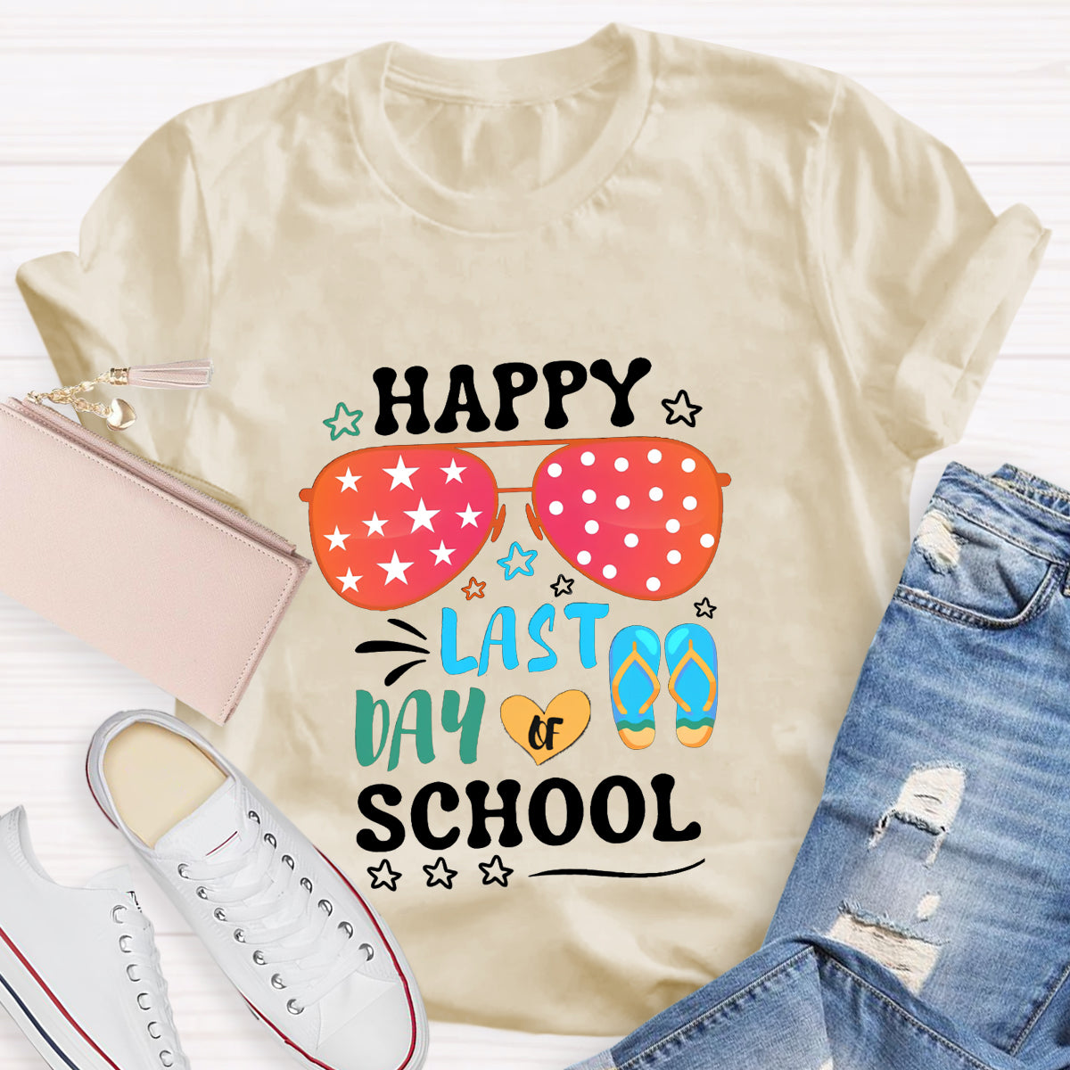 Happy Last Day Of School Sunglass T-Shirt