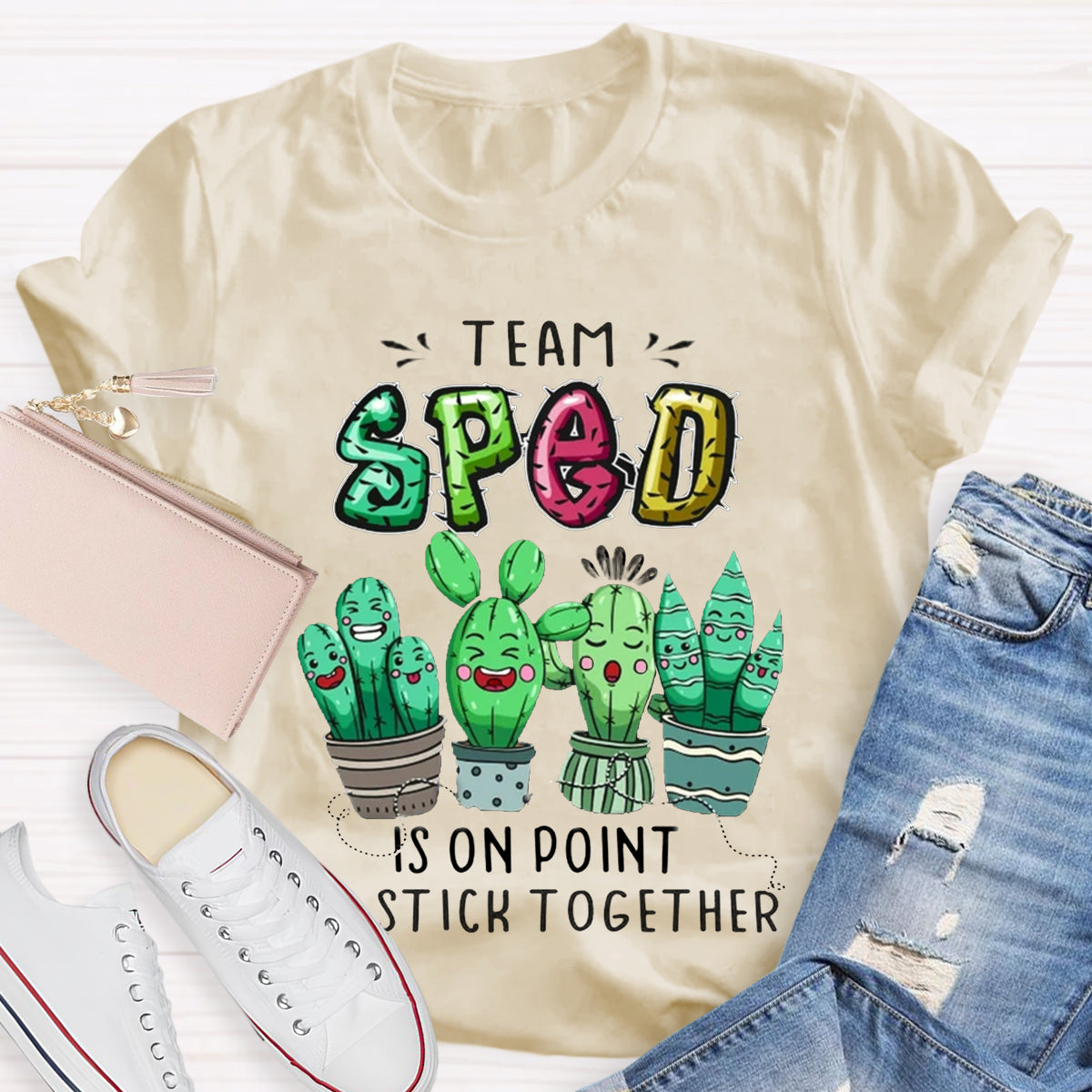 Sped Team Is On Point We Stick Together T-Shirt