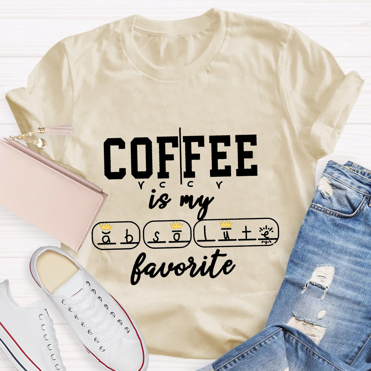 Coffee Is My Favorite English Teacher T-Shirt
