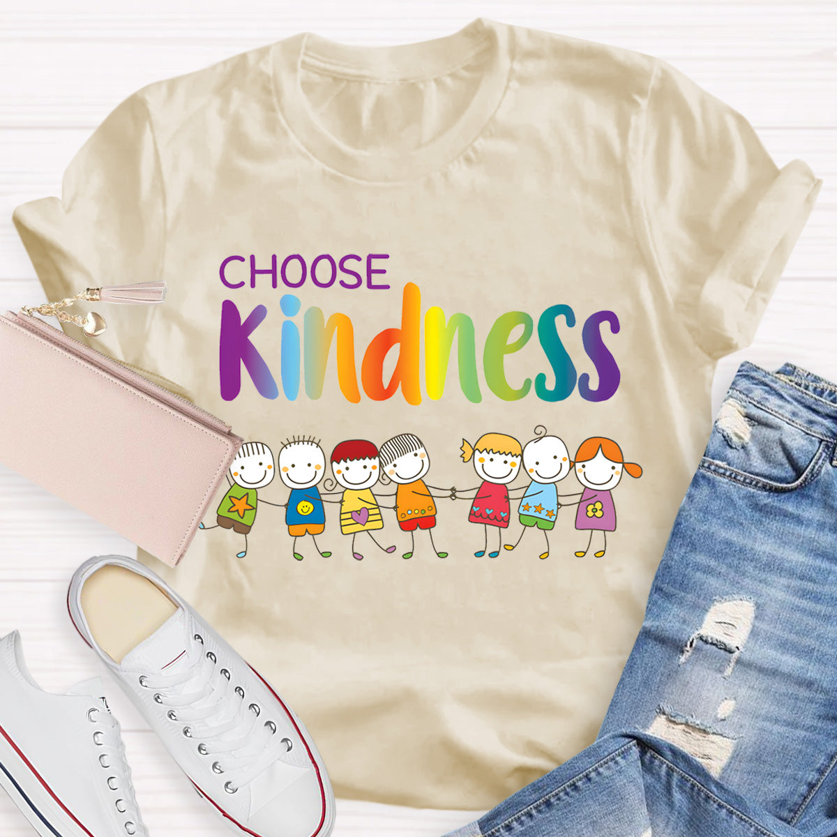 Choose Kindness Pretty Kids T-Shirt