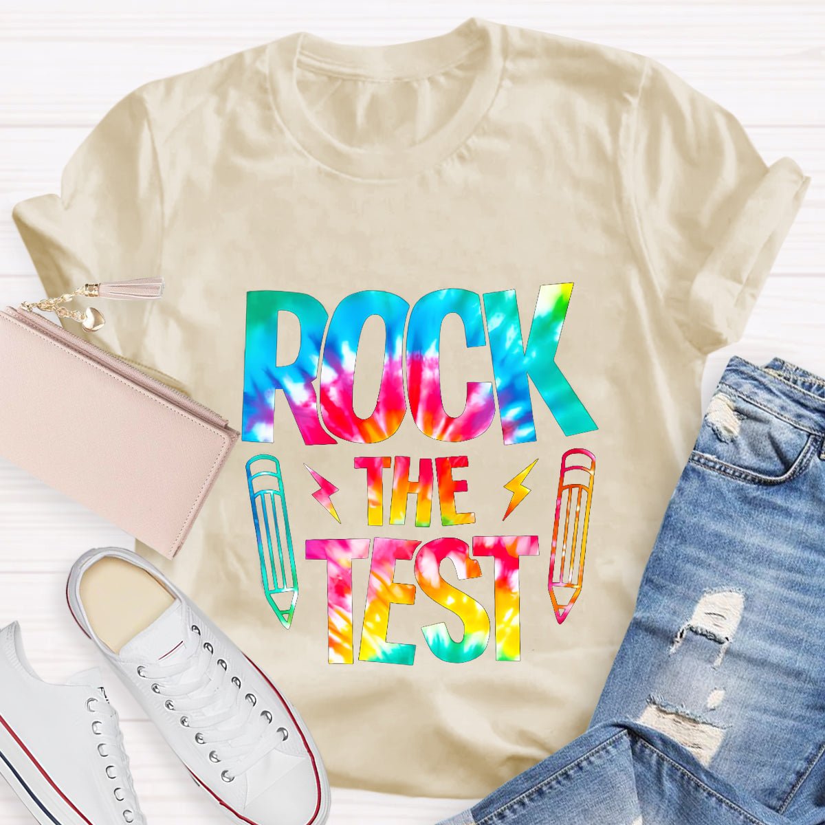 Rock The Test Teacher T-Shirt