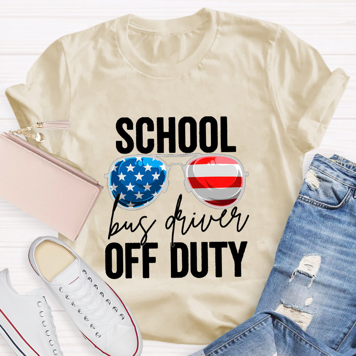 School Bus Driver Off Duty T-Shirt