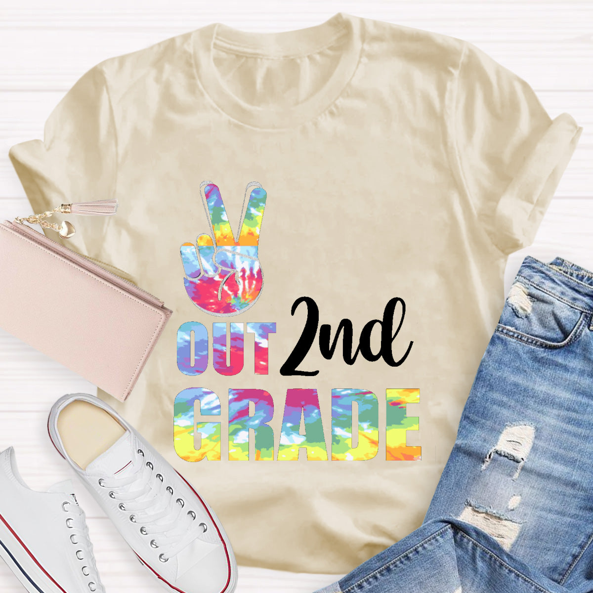 Personalized Grade Out 2nd Grade Teacher T-Shirt