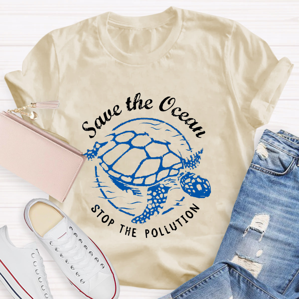 Save The Ocean Stop The Pollution T-Shirt