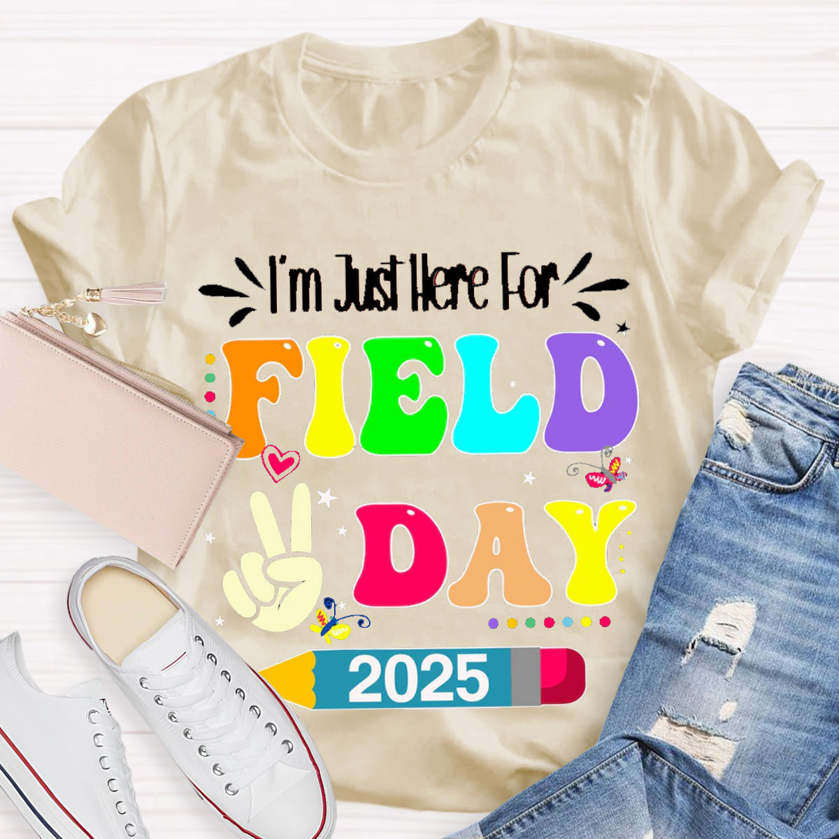 Personalize Year Field Day Teacher T-Shirt