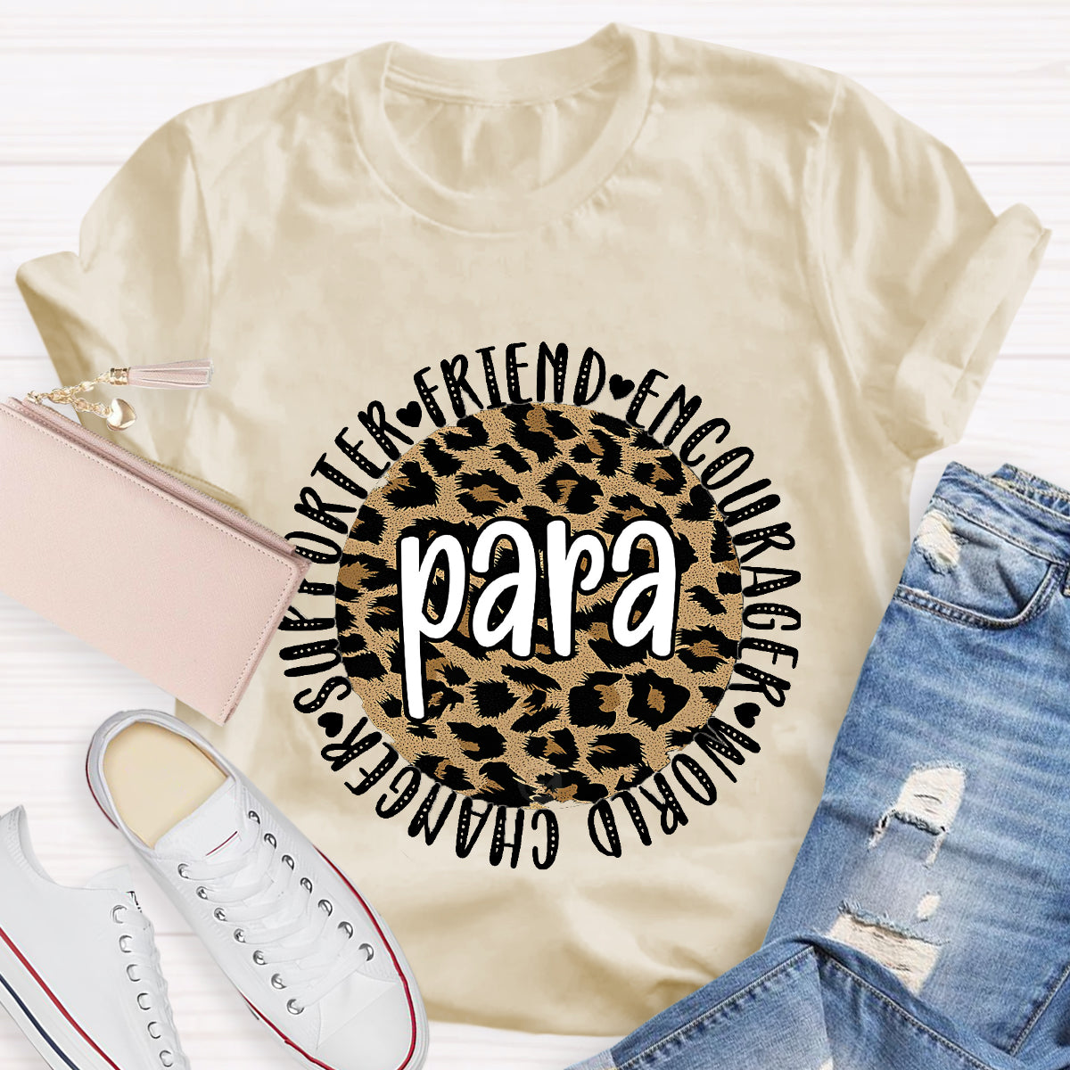 Para Teacher Encourager Friend T-shirt