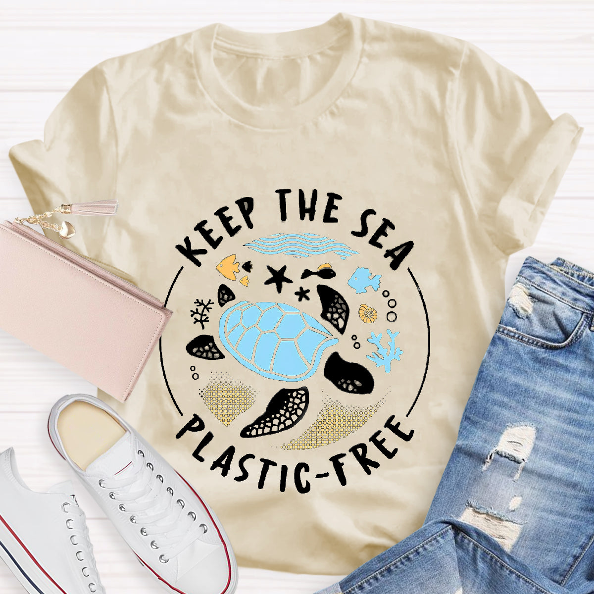 Keep The Sea Plastic Free T-Shirt