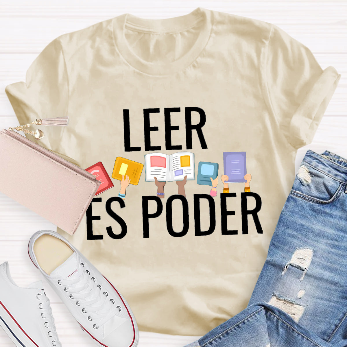 Leer Es Poder Spanish Teacher T-Shirt