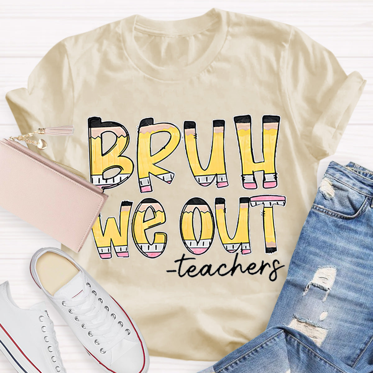 Bruh We Out Teacher T-Shirt