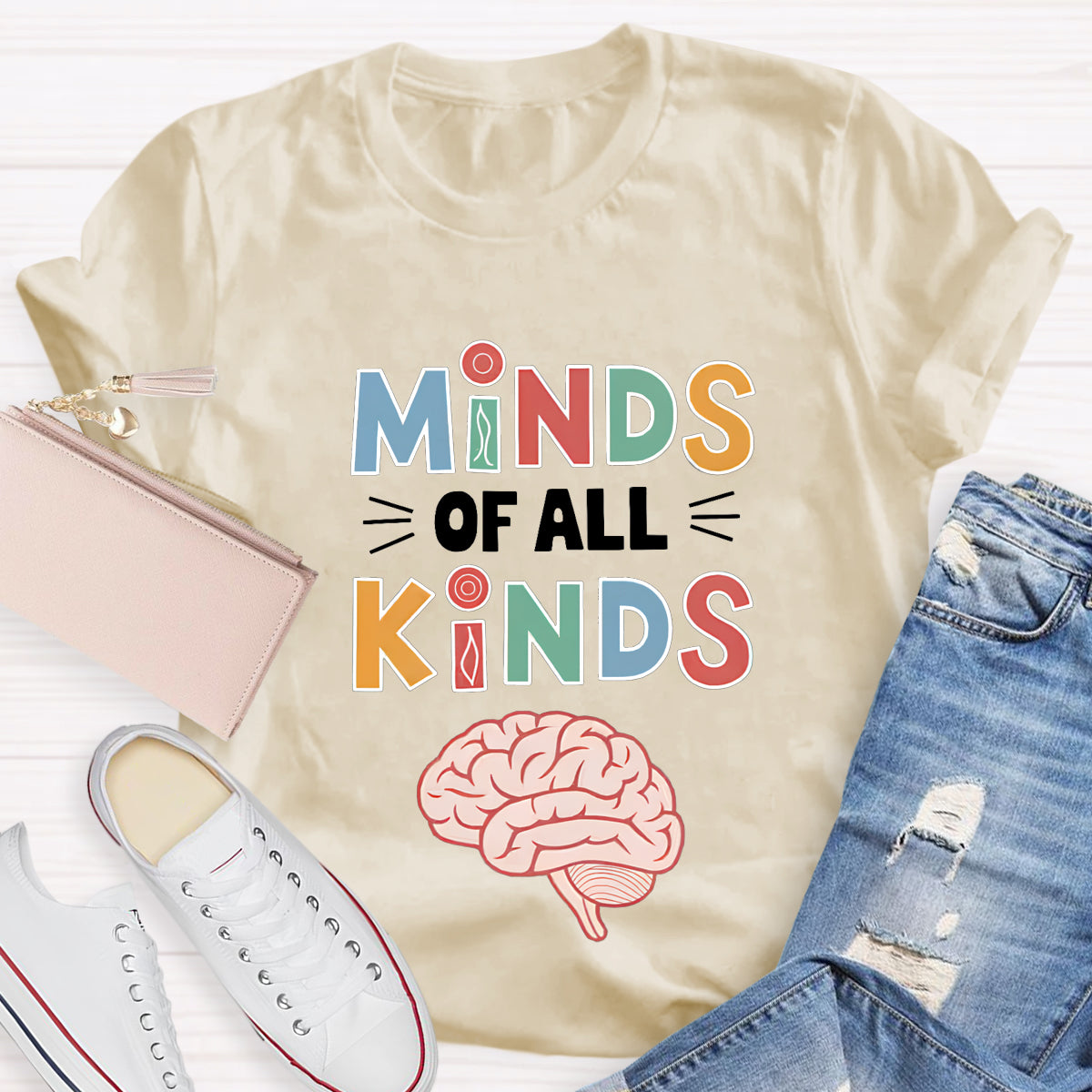 Minds Of All Kinds Teacher T-Shirt
