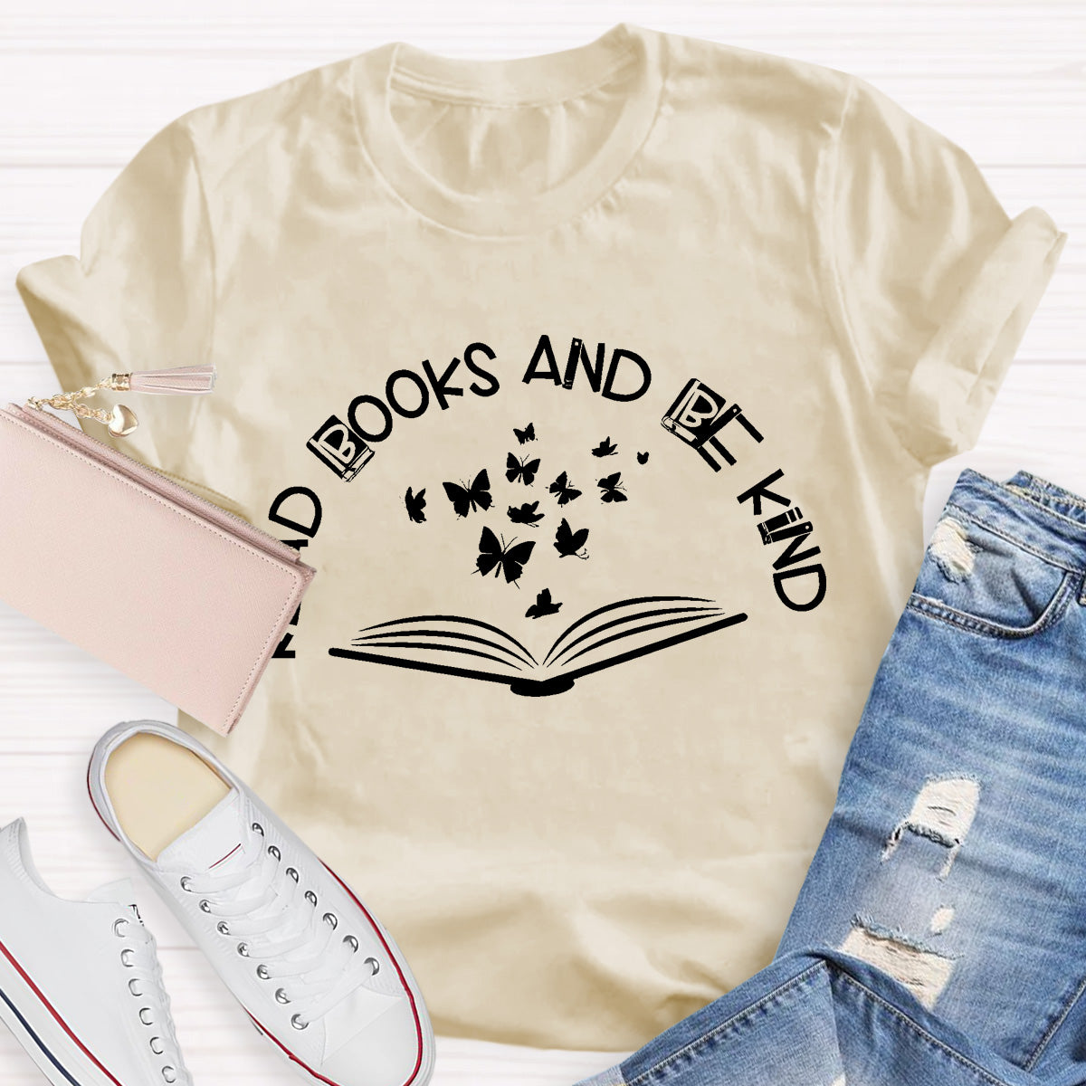 Read Books And Be Kind Teacher T-Shirt