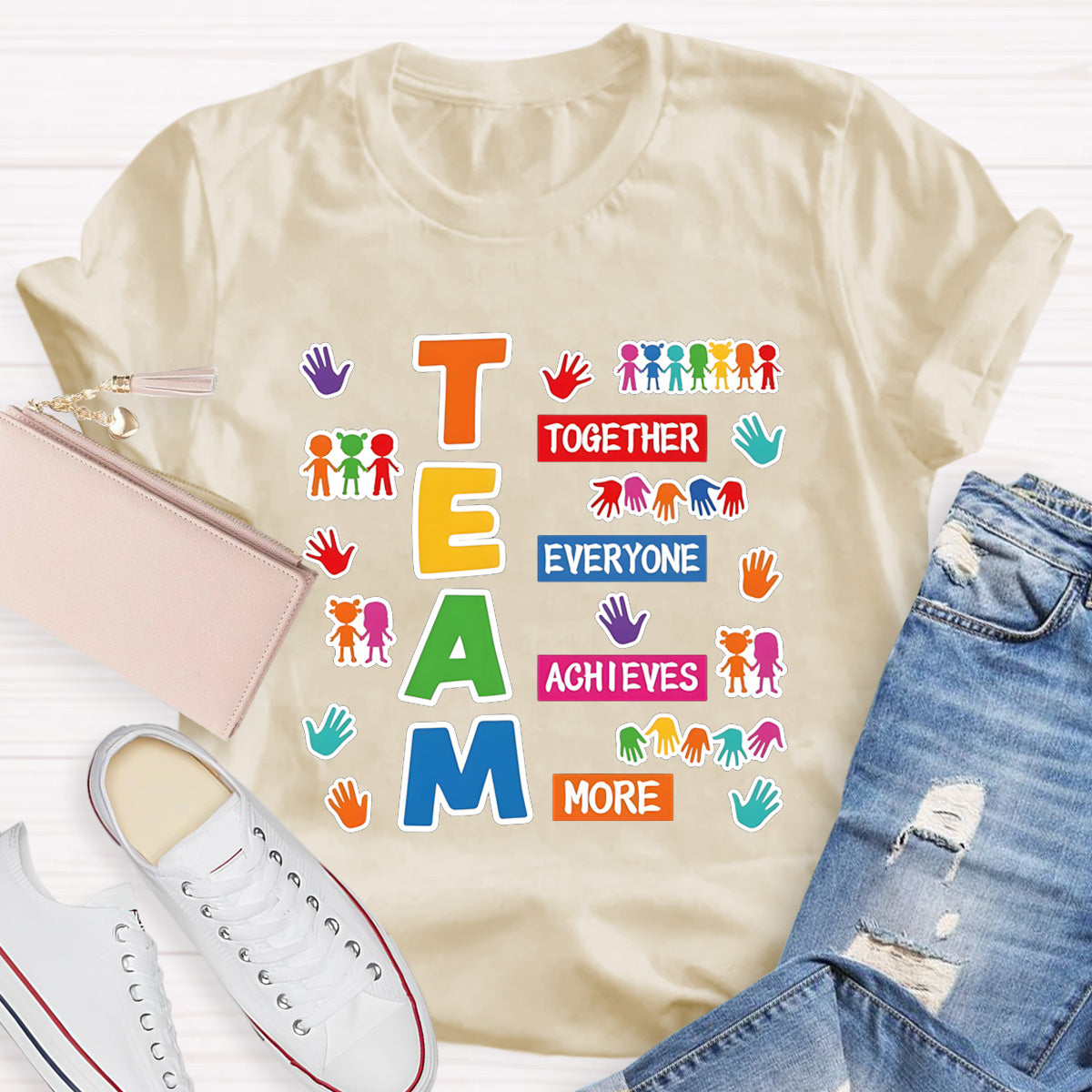 Team Together Everyone Achieves More Teacher T-Shirt