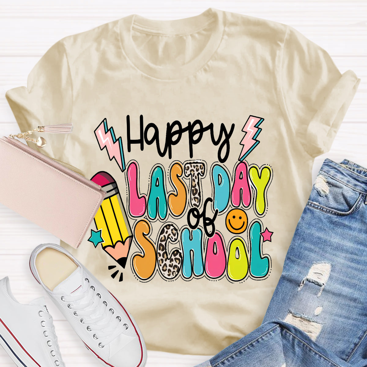 Happy Last Day Of School Pencil T-shirt