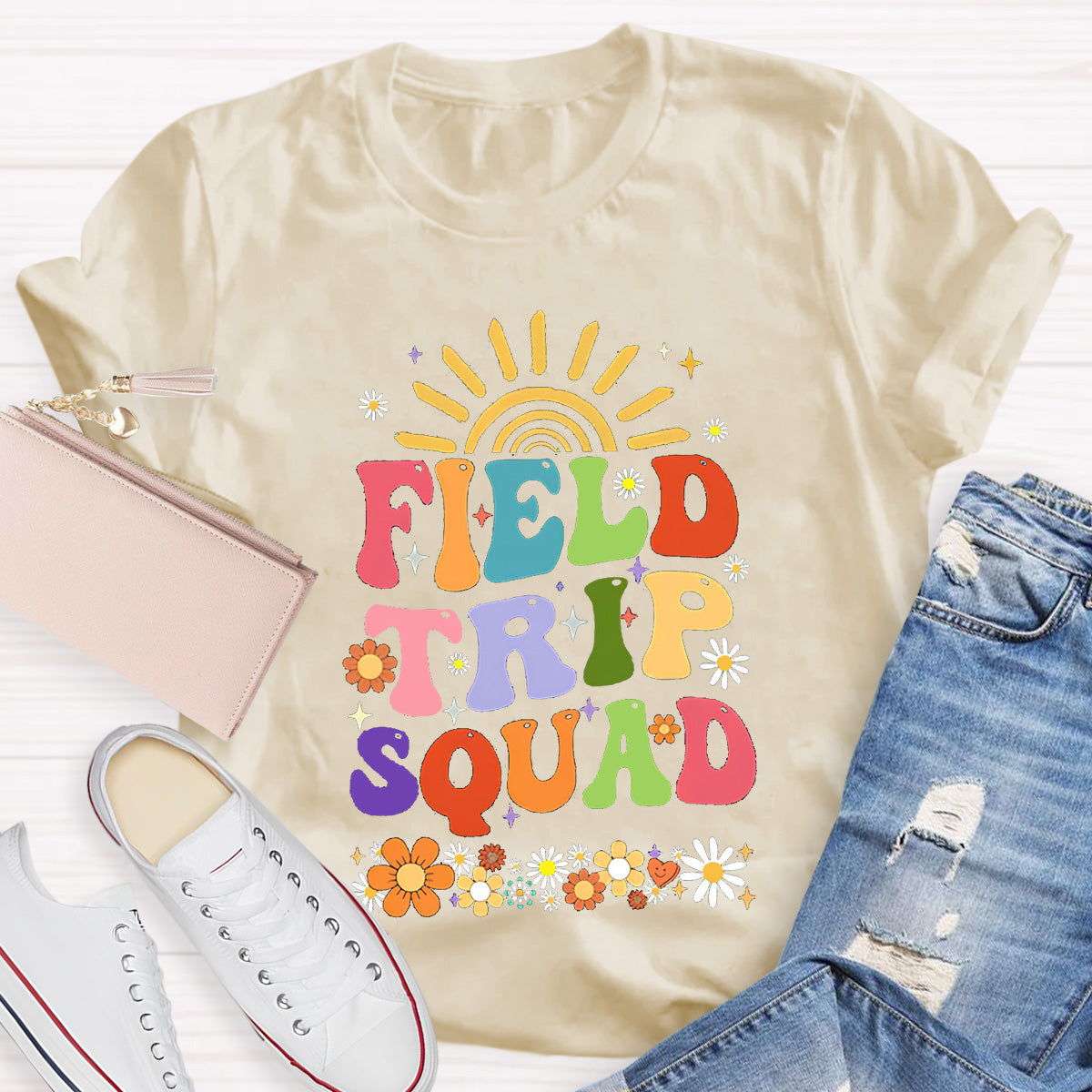 Field Trip Squad Teacher T-Shirt