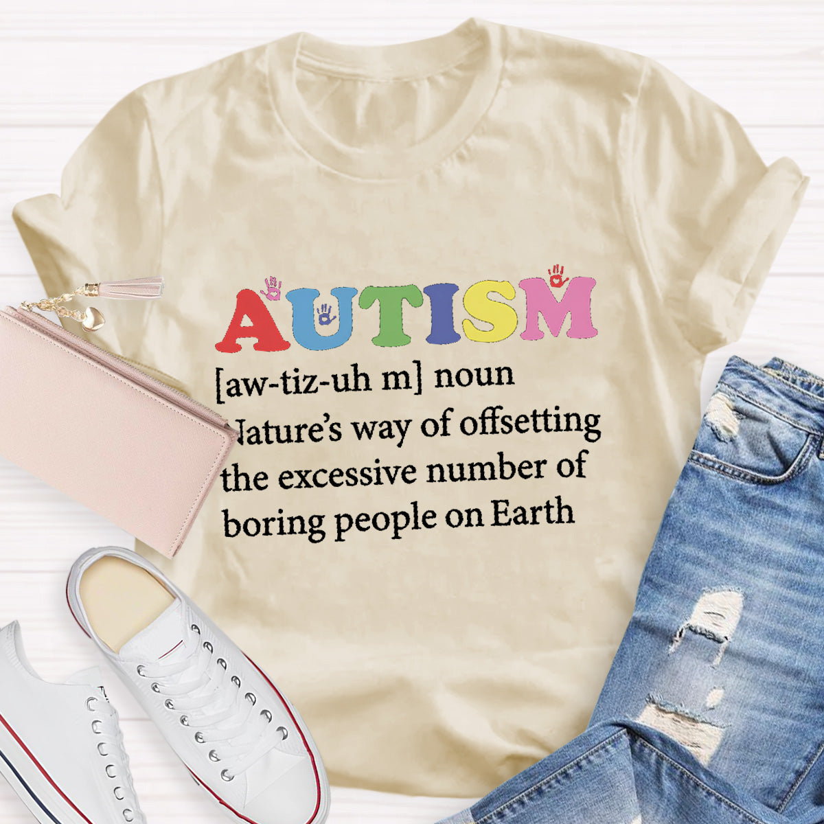 Boring People On Earth Autism Teacher T-Shirt