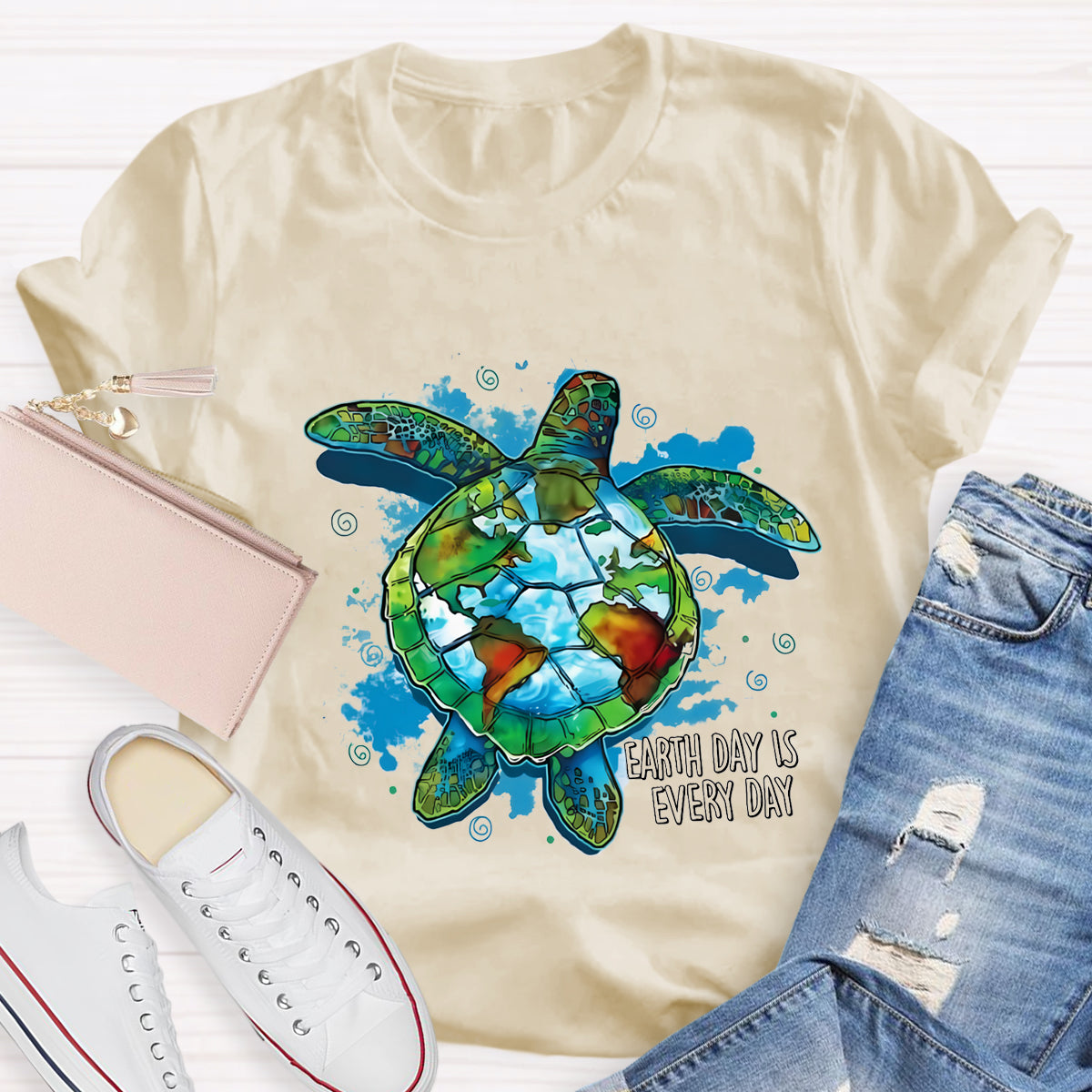 Earth Day Is Every Day Save Turtle T-Shirt