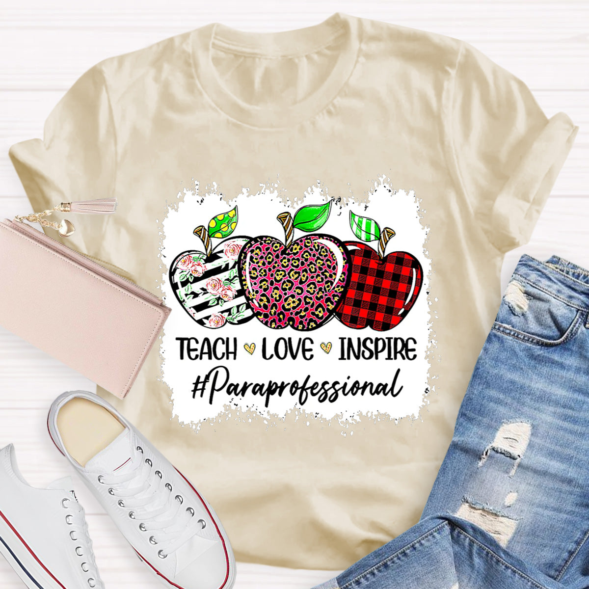 Each Love Inspire Paraprolessional Teacher T-Shirt