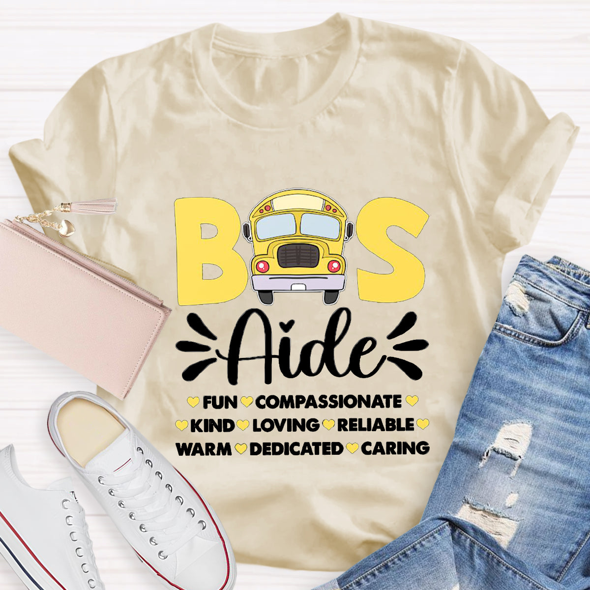 Bus Aide Fun Compassionate T-Shirt