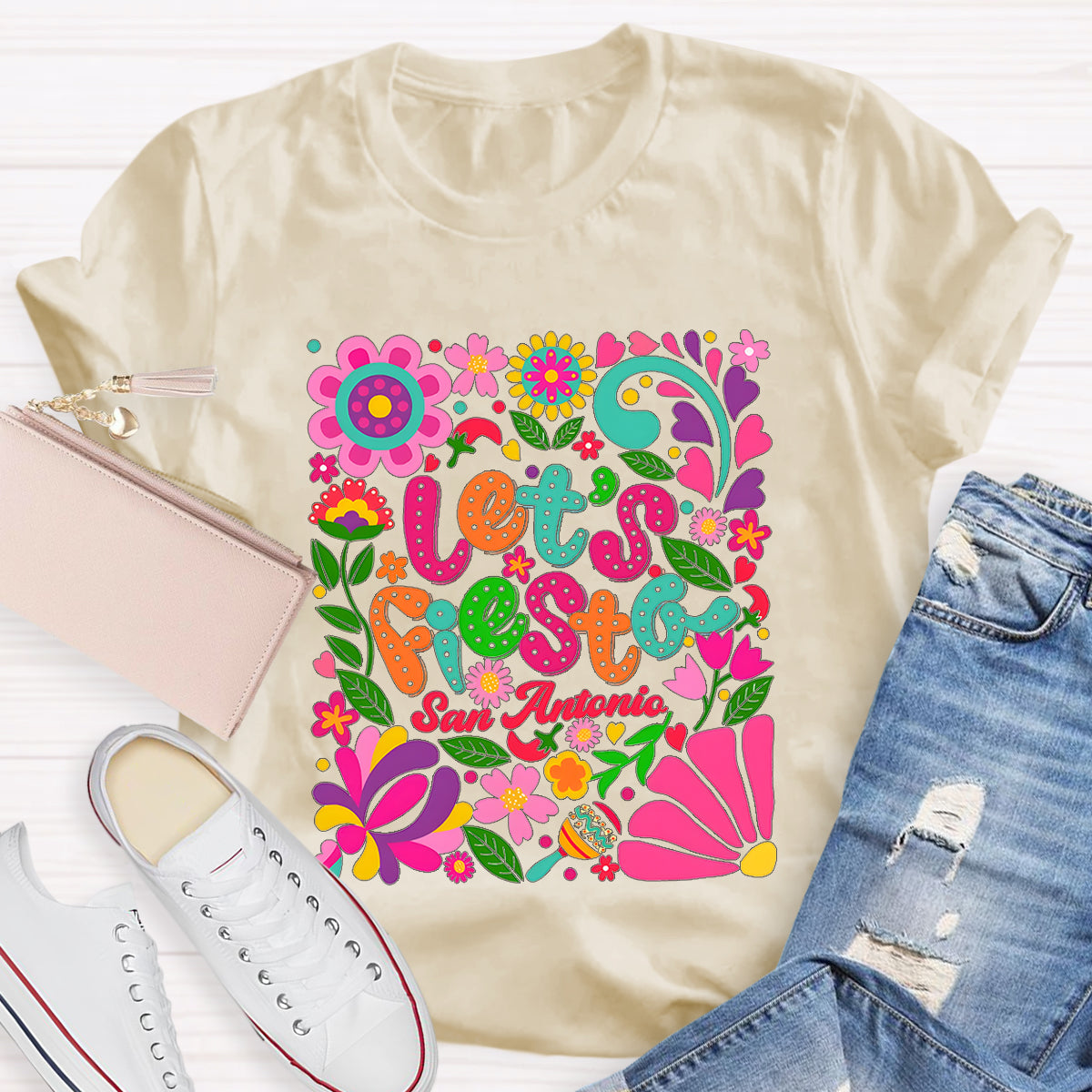 Let's Fiesta Teacher T-Shirt