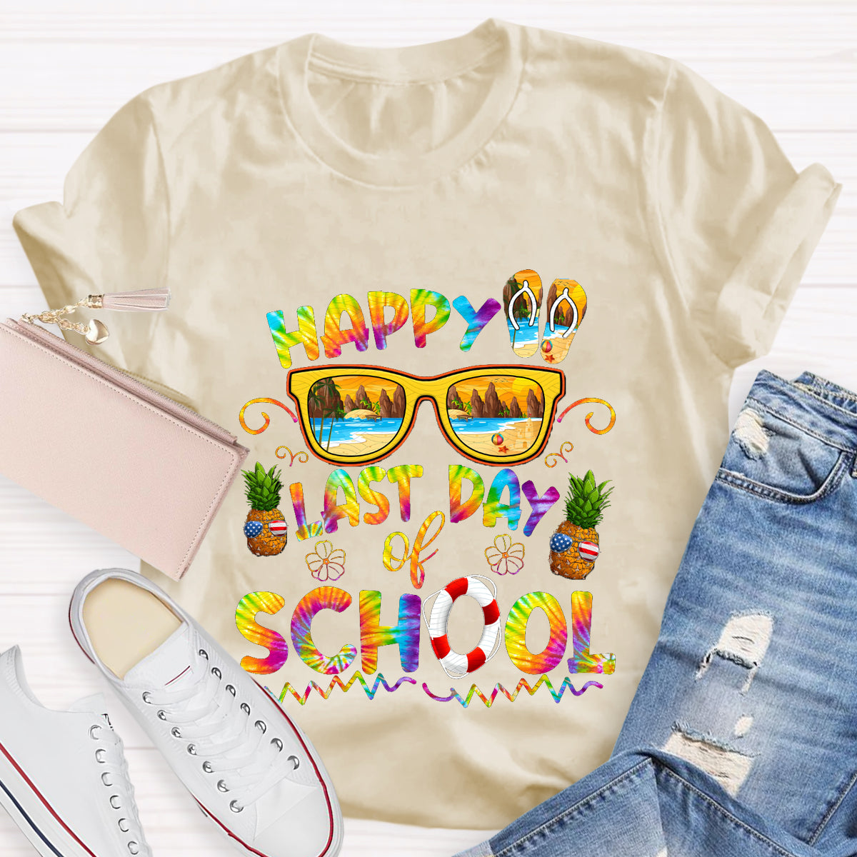 Happy Last Day Of School Holiday Summer T-Shirt