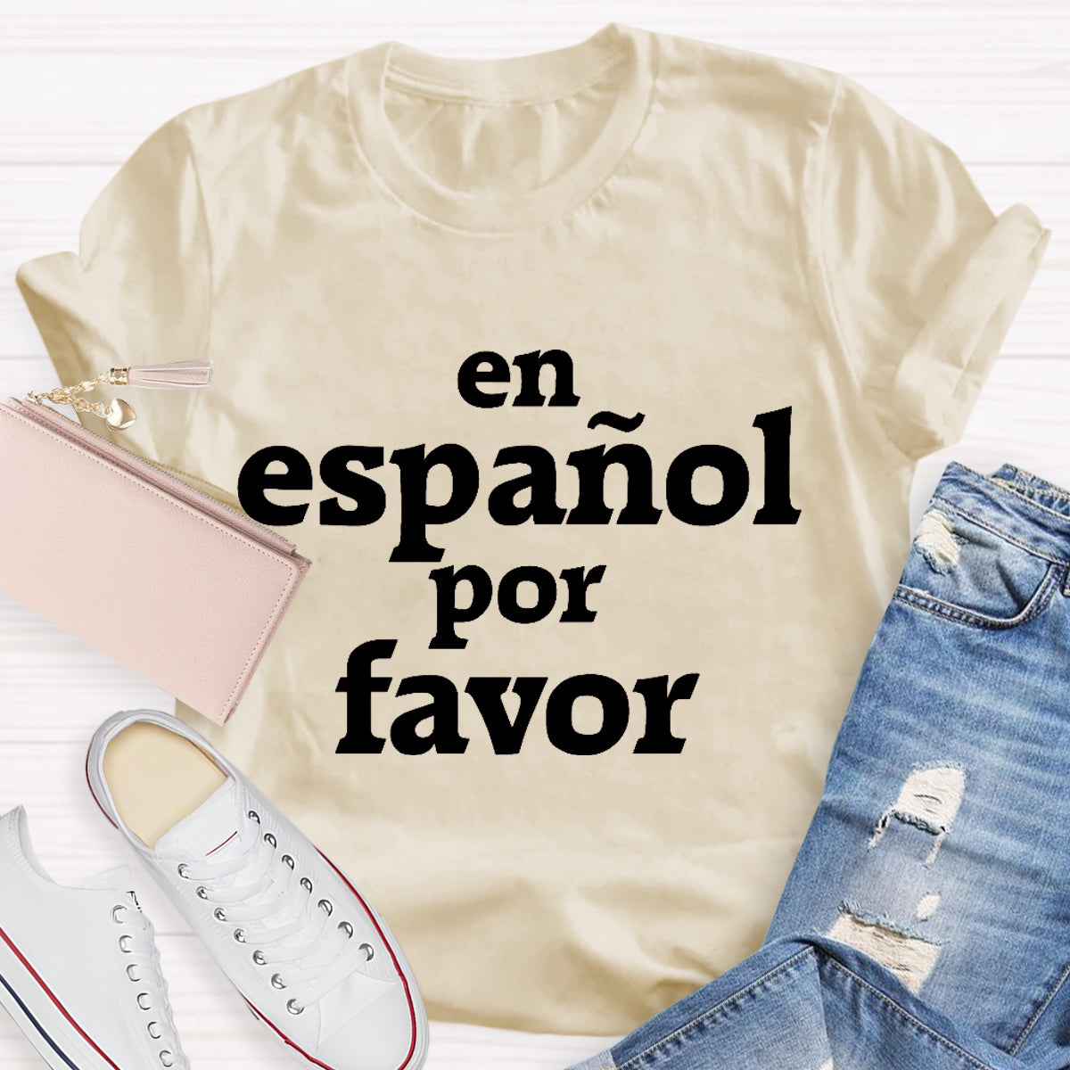 En Espanol Por Favor Spanish Teacher T-Shirt