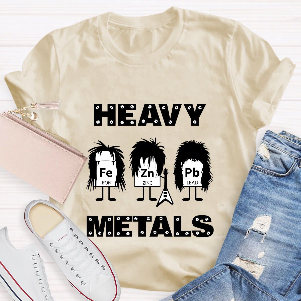 Funny Science Heavy Metals Teacher T-Shirt