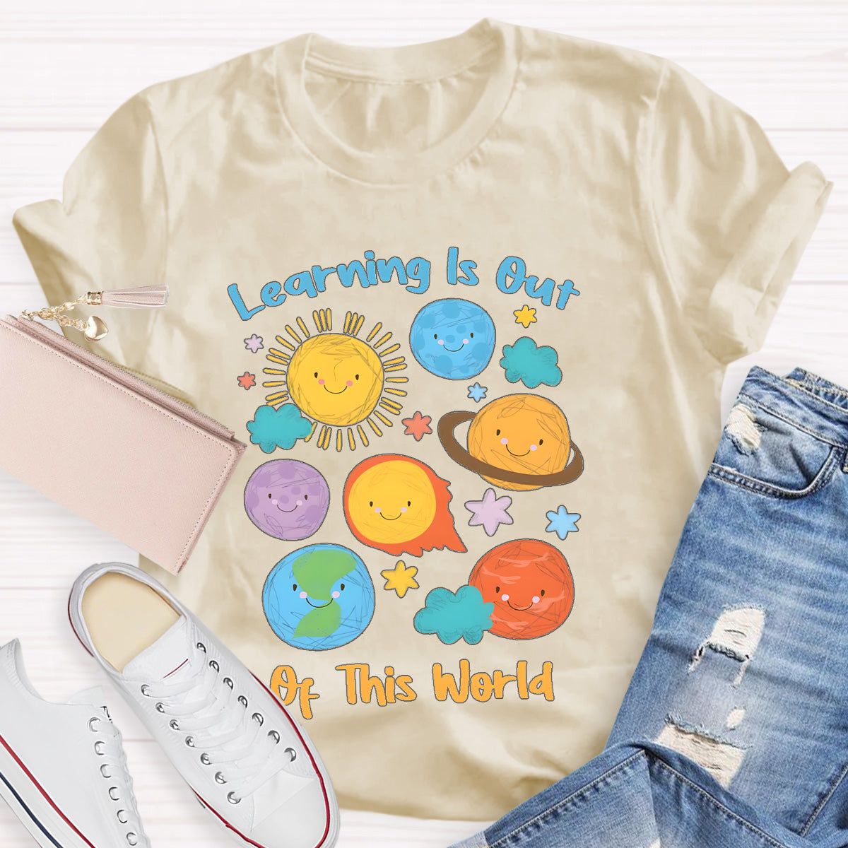 Learning Is Out Of This World Teacher T-Shirt