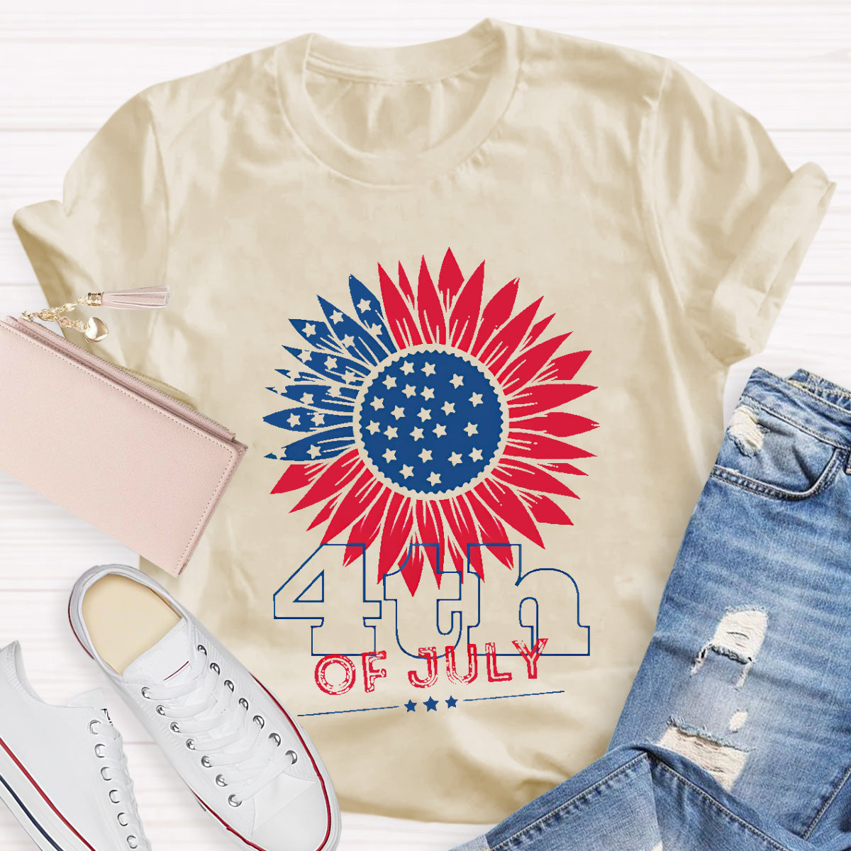 4Th Of July Teacher T-Shirt