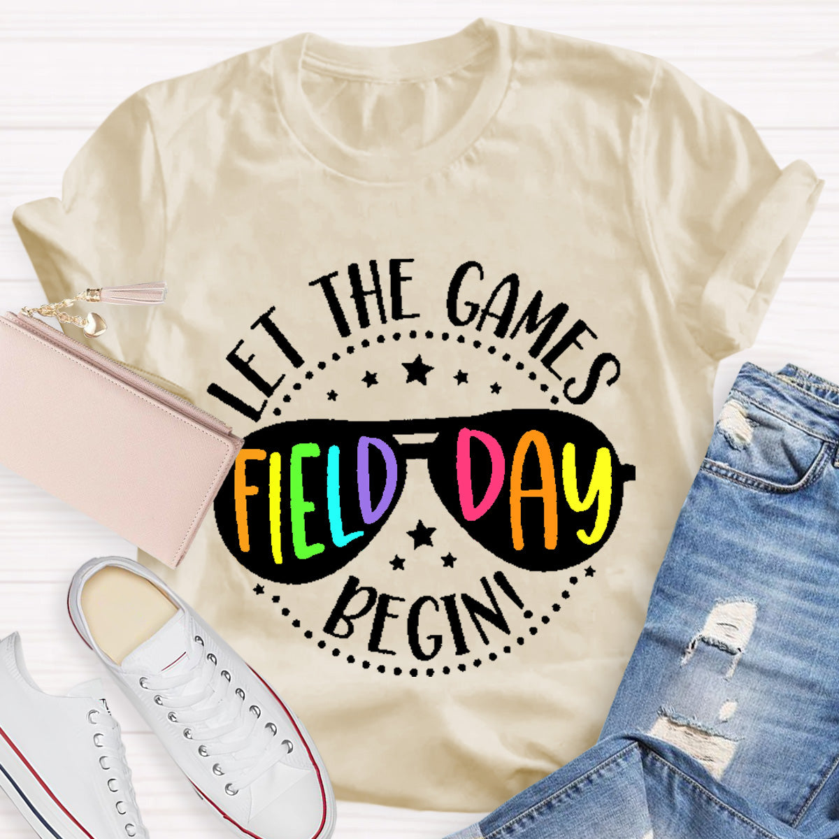 Let The Games Field Day Begin Teacher T-Shirt