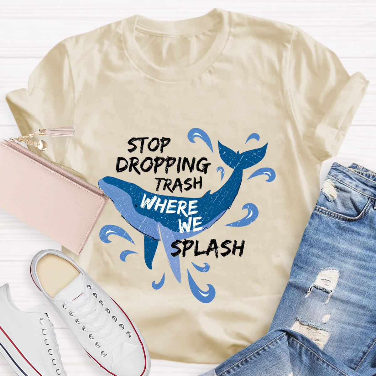 Stop Dropping Trash Into The Splash T-Shirt