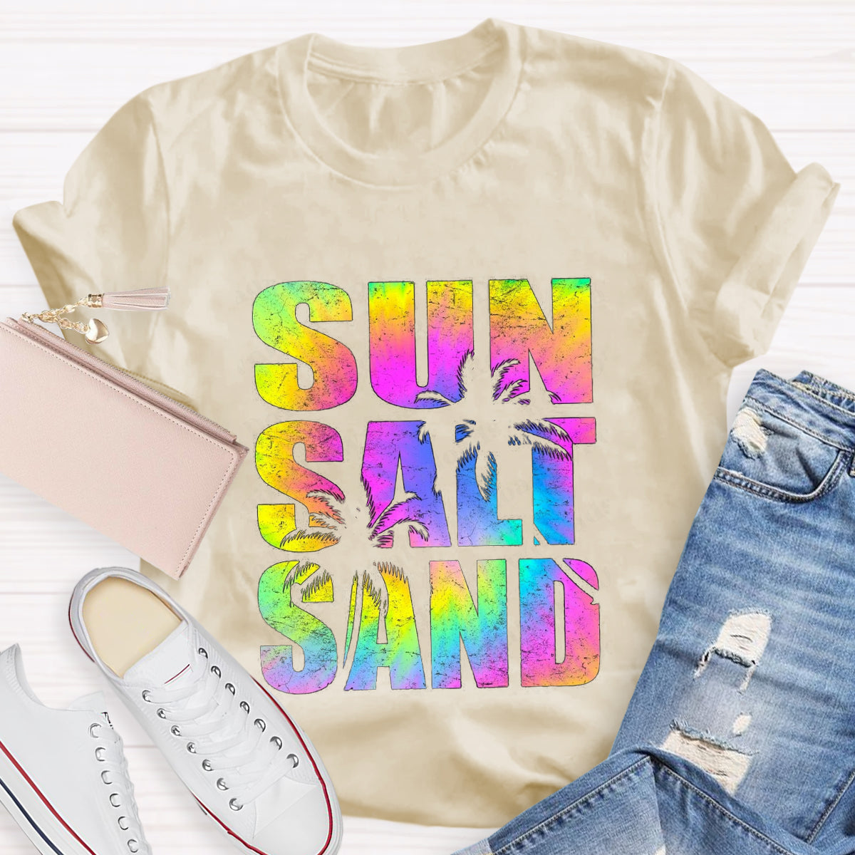 Sun Salt Sand Beach Summer T-Shirt