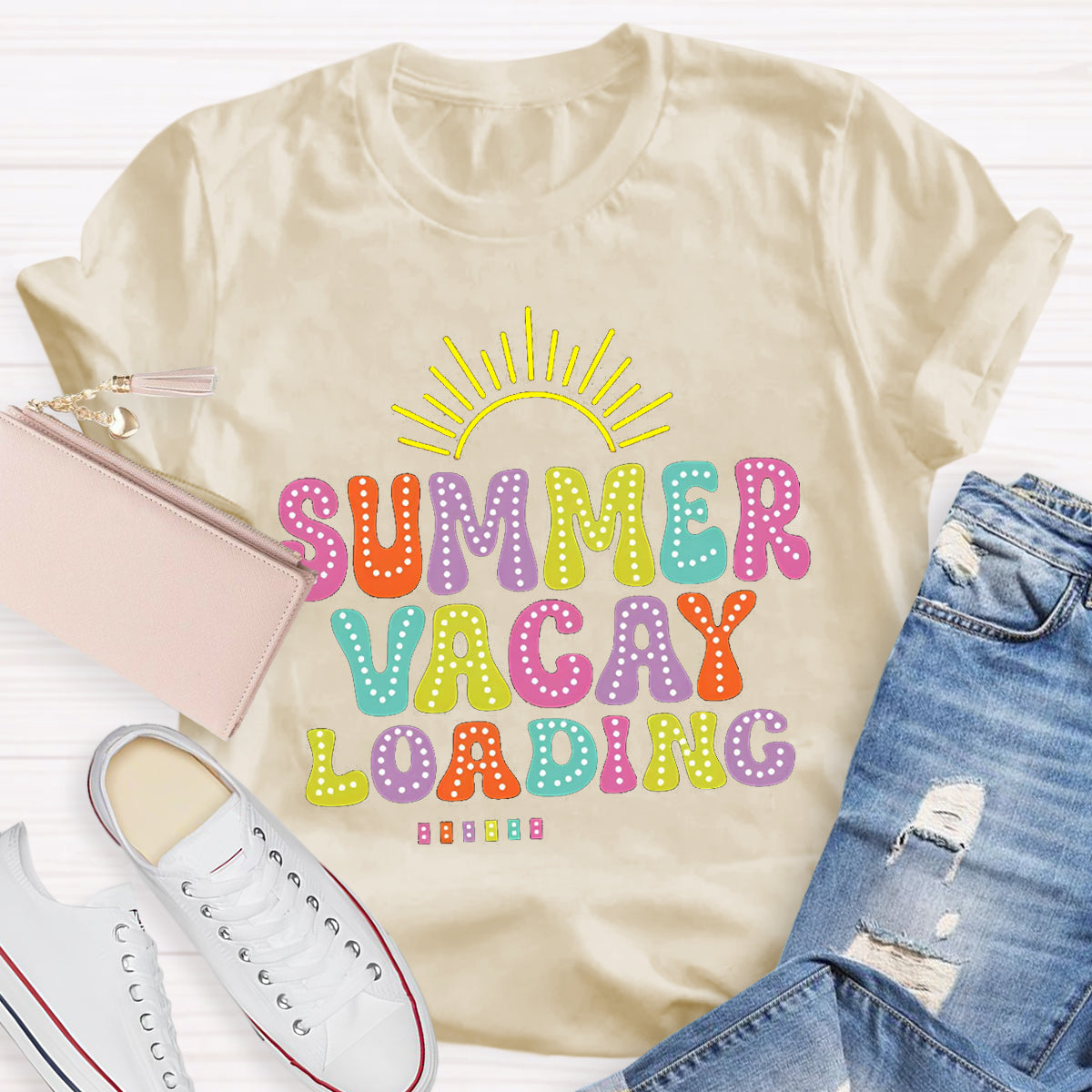 Summer Vacay Is Loading Teacher T-Shirt
