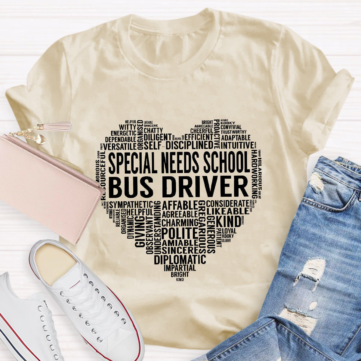 Special Needs School Bus Driver Teacher T-Shirt