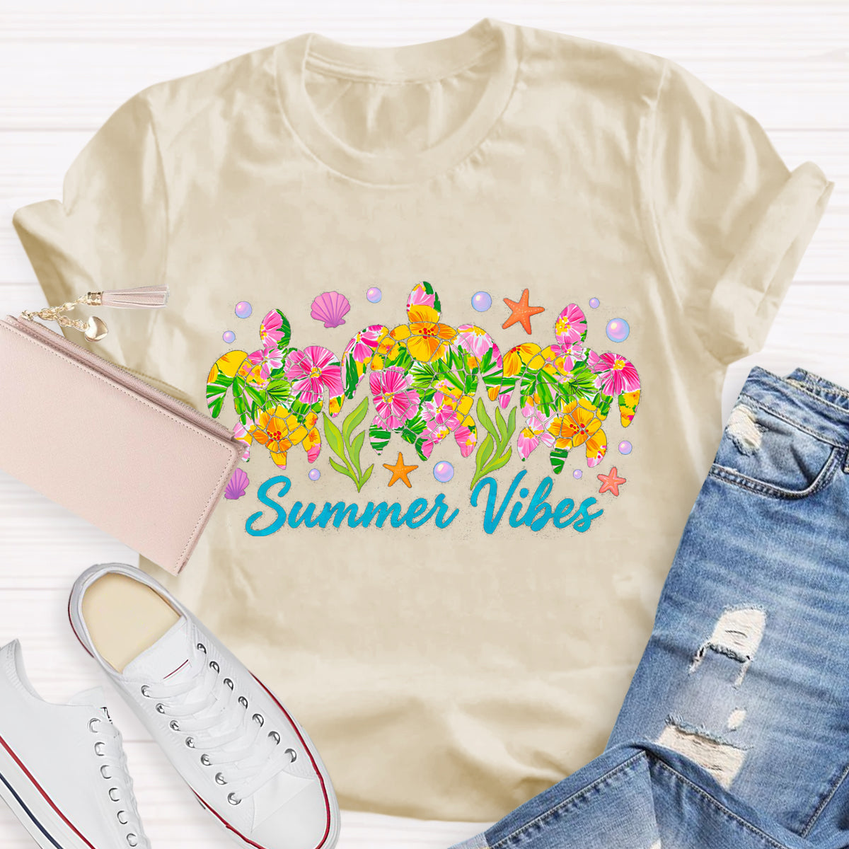 Summer Vibes Turtel T-Shirt
