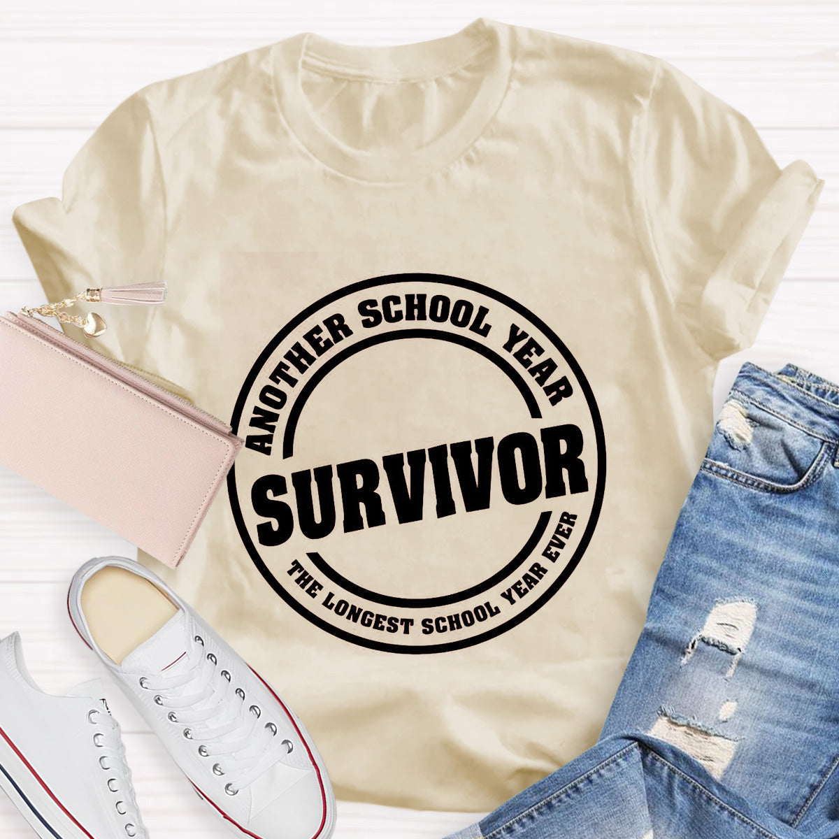Another School Year Survivor The Longest School Year Ever Teacher T-Shirt