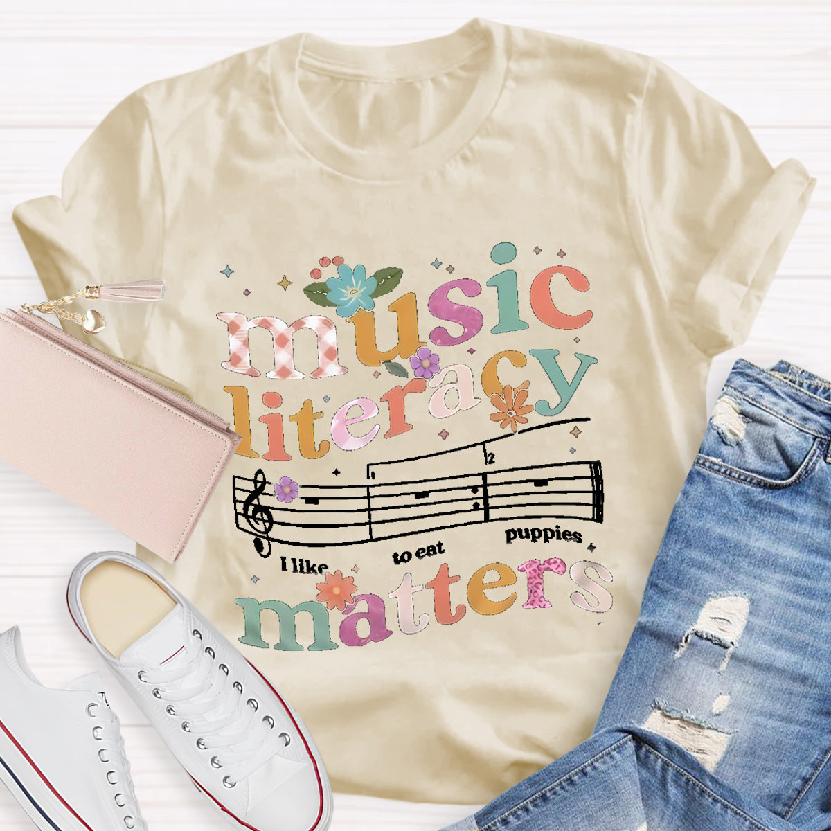 Music Literacy Matters Music Teacher T-Shirt