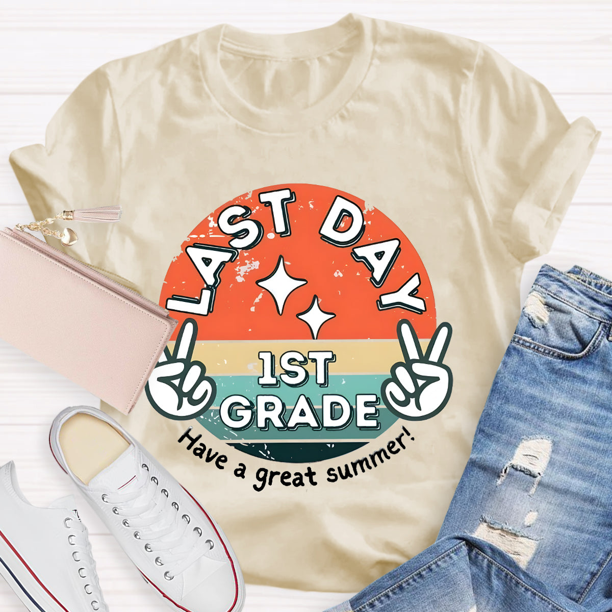 Personalize Grade Have A Great Summer Teacher T-Shirt