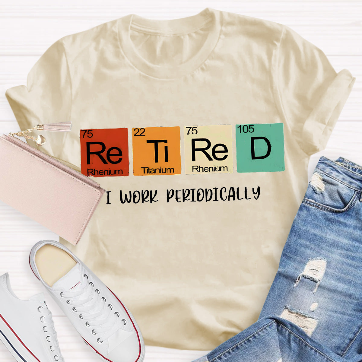 Retired I Work Periodically Teacher T-Shirt