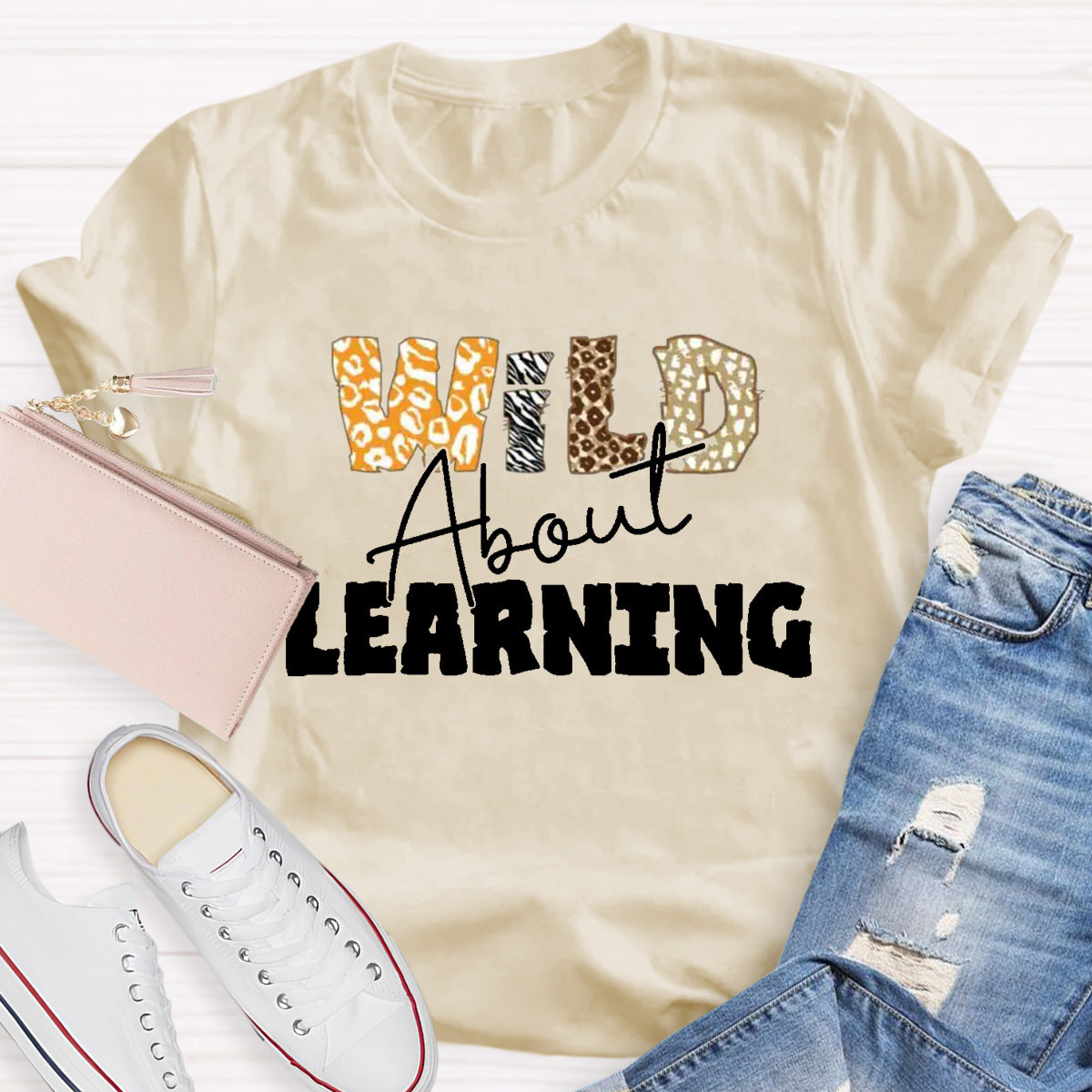 Wild About Learning Teacher T-Shirt