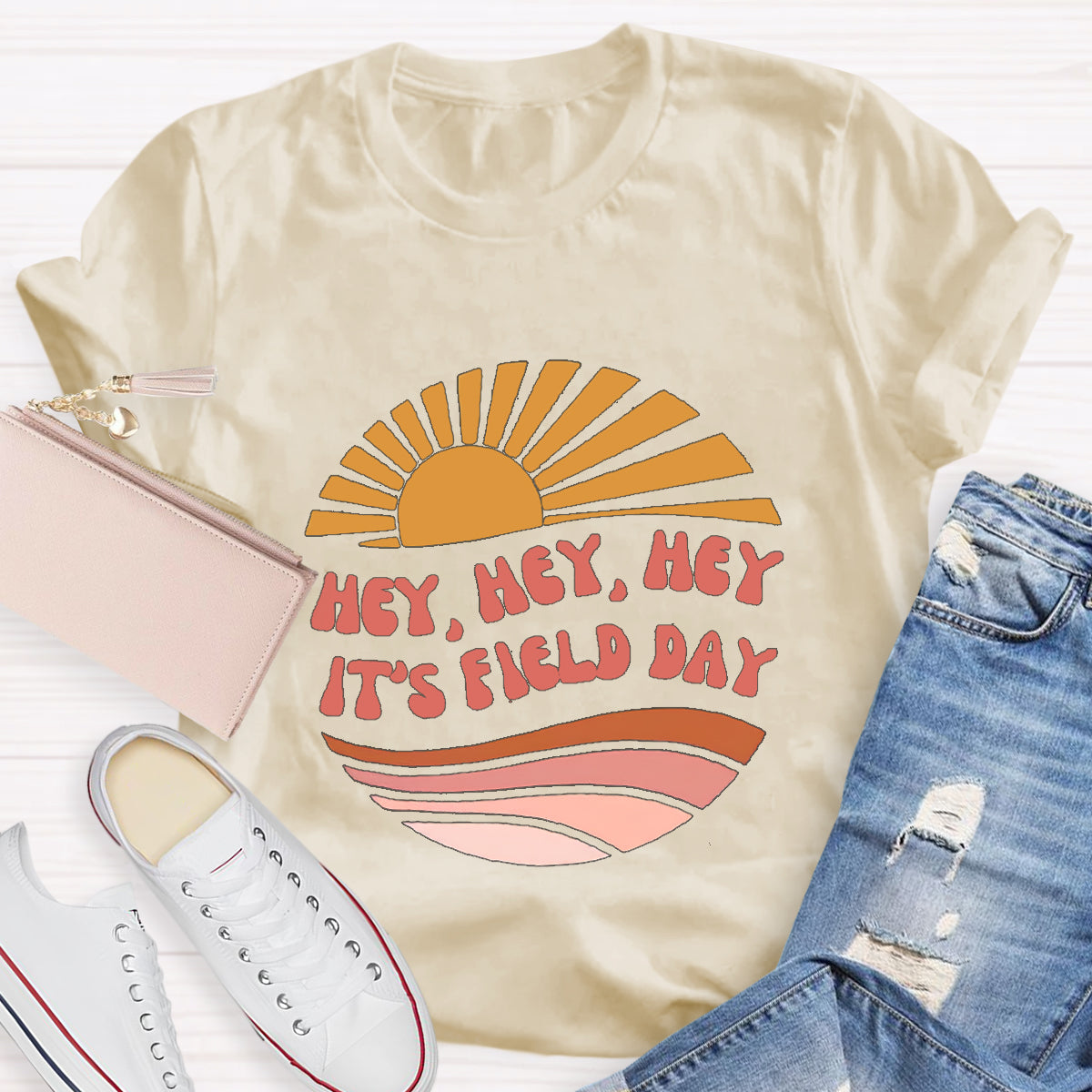 Hey It's Field Day Teacher T-Shirt