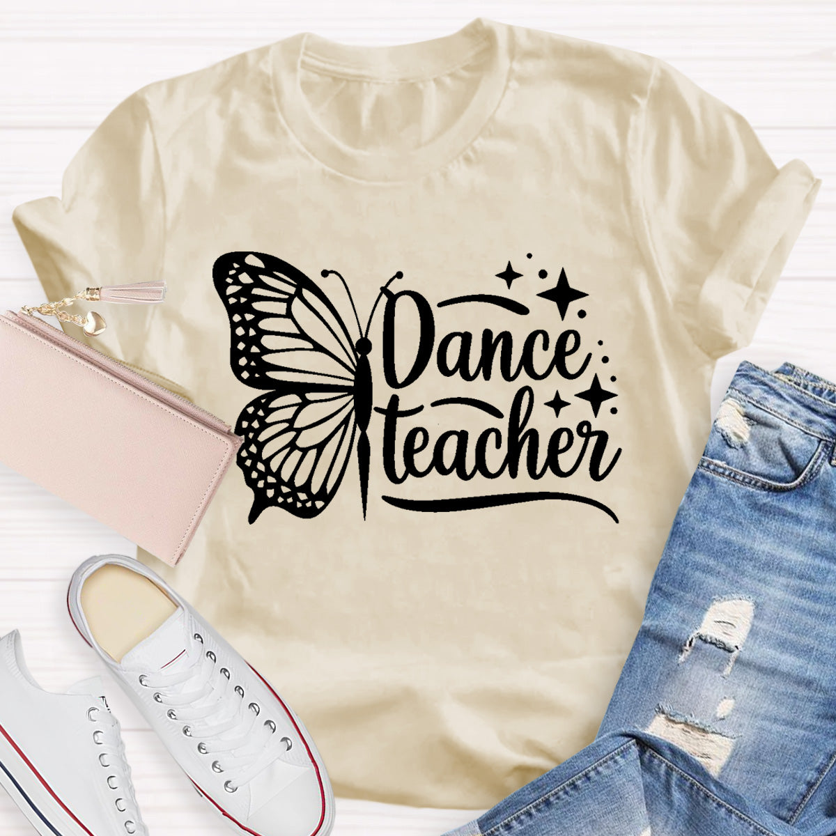 Dance Teacher Butterfly Teacher T-Shirt