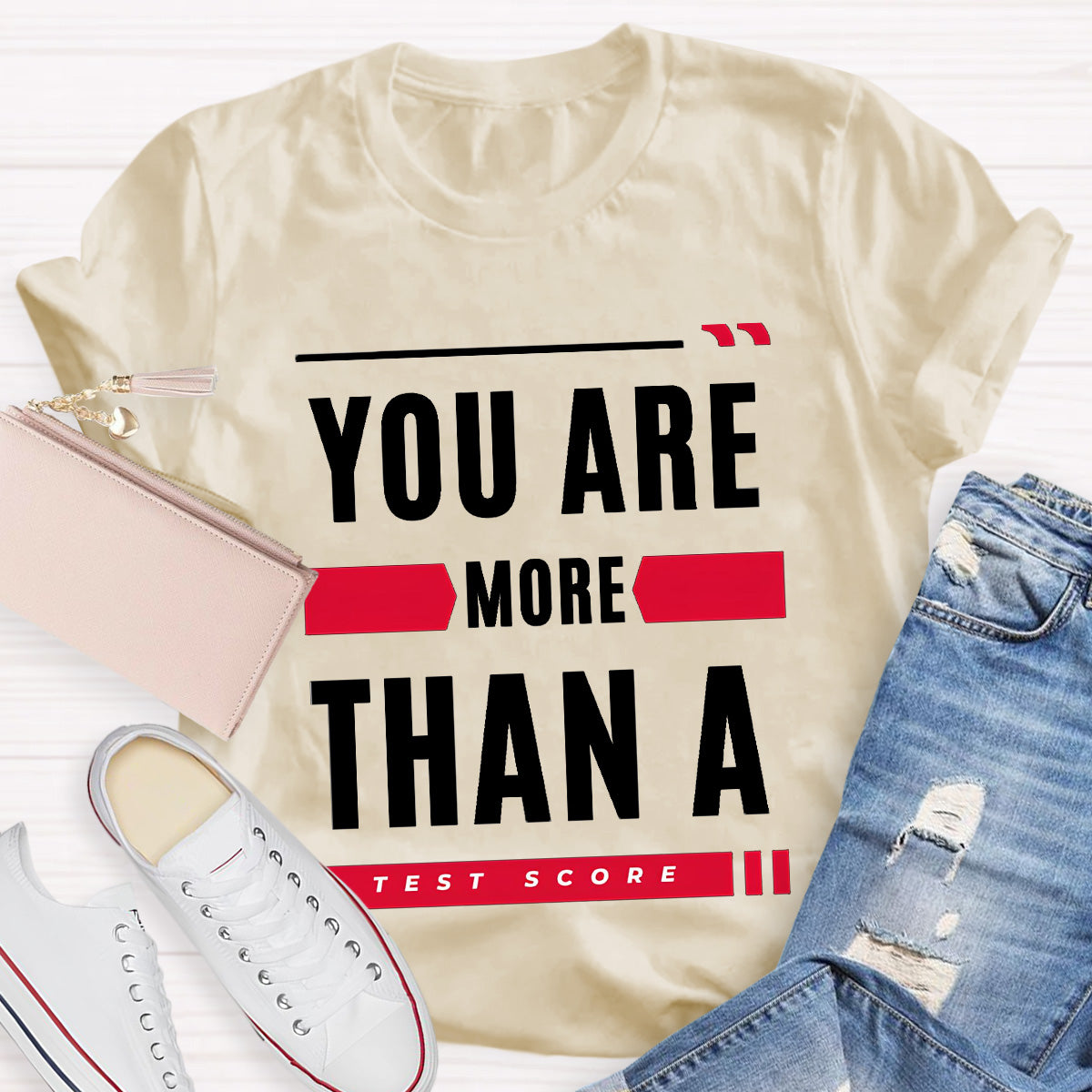 You Are More Than A Text Score Teacher T-Shirt
