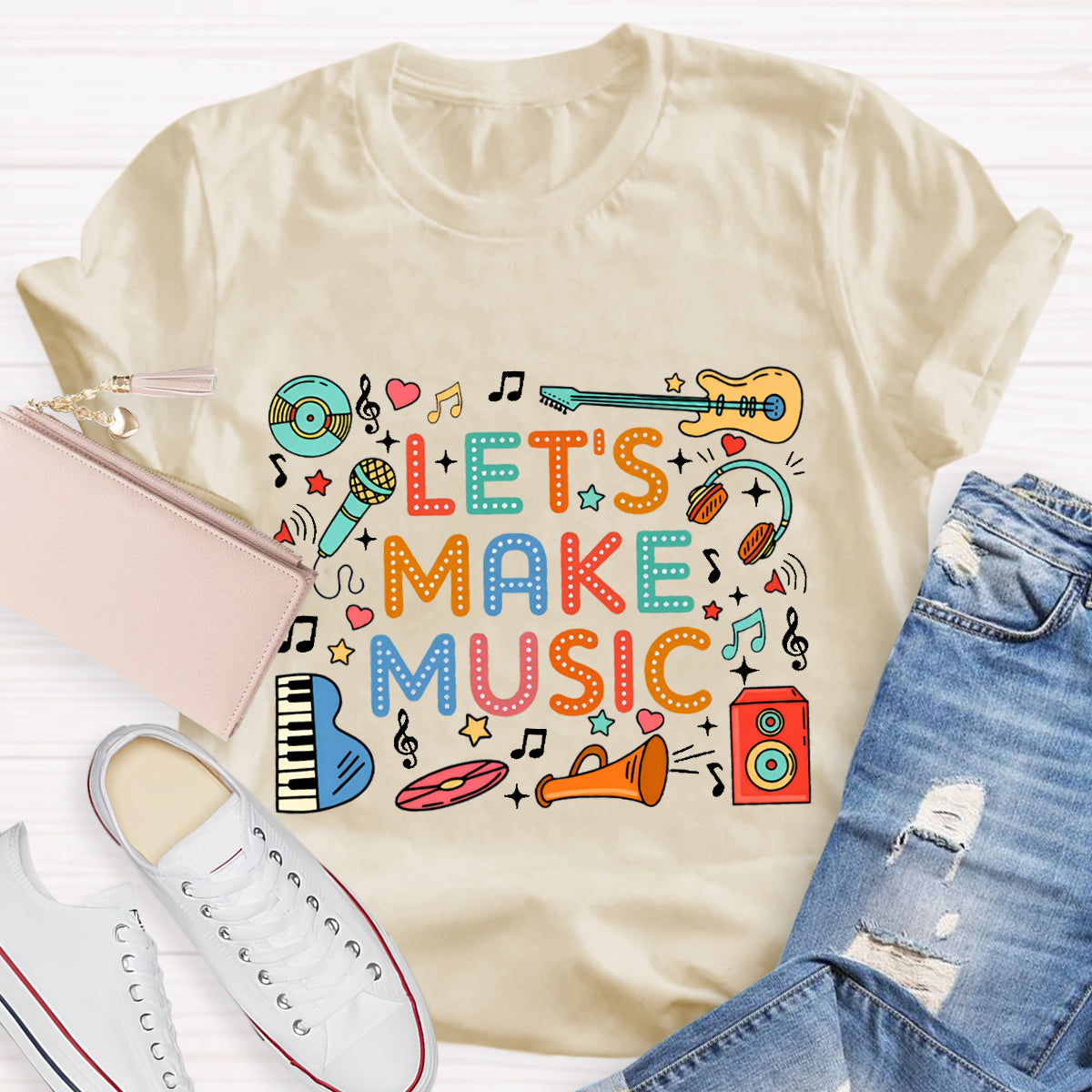 Let's Make Music Teacher T-Shirt