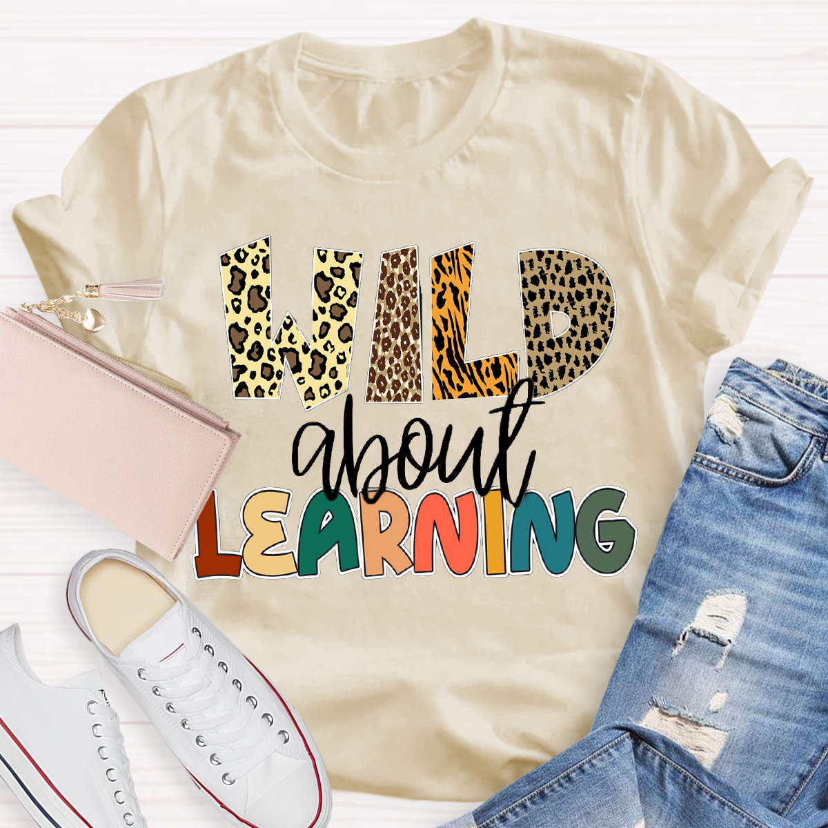 Wild About Learning Teacher T-Shirt