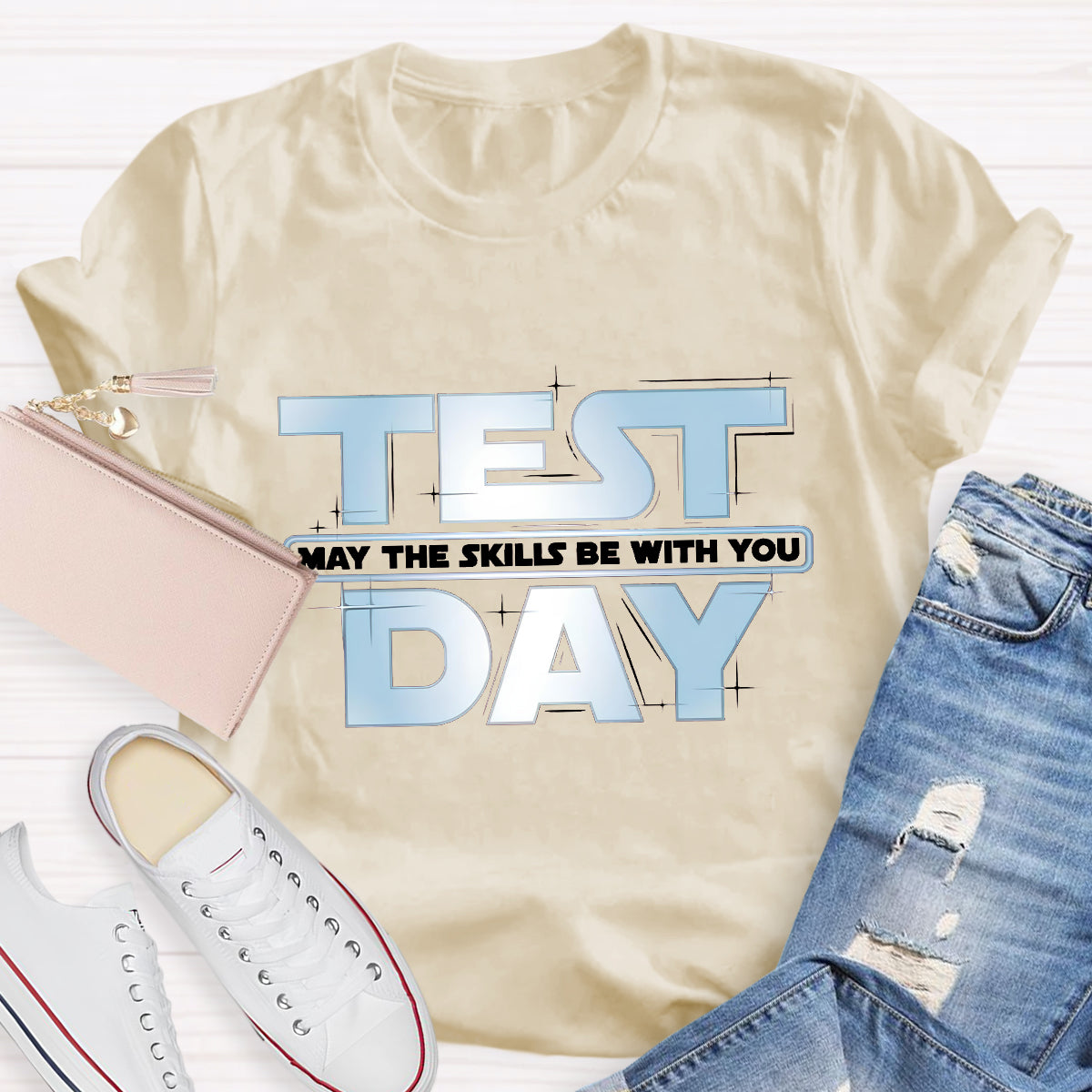May The Skills Be With You Test Day Teacher T-Shirt