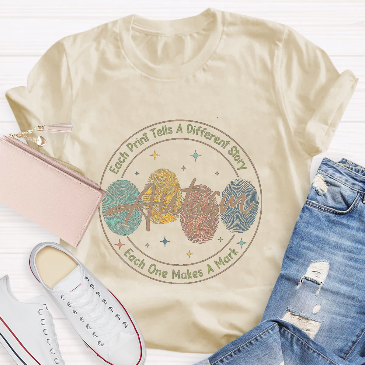 Each One Makes A Mark Teacher T-Shirt